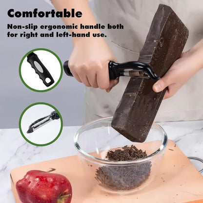 Premium Swivel Vegetable Peeler with Ergonomic Handle and Ultra-Sharp Stainless Steel Blades - Ideal for Peeling Vegetables and Fruits Including Potatoes, Carrots, and Apples