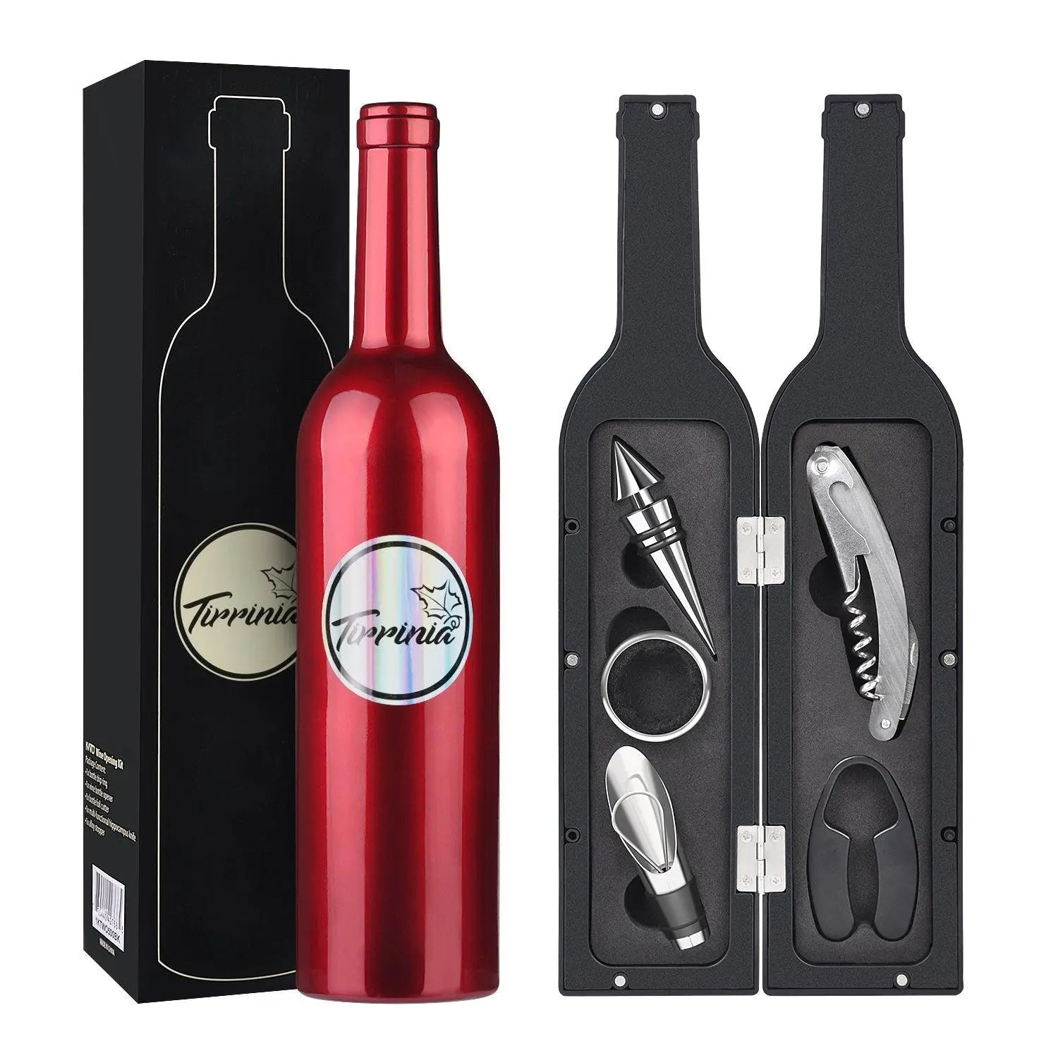 Kato by Tirrinia 5-Piece Wine Bottle Opener Set for Outdoor Gatherings