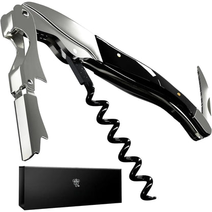 Zero Resistance Helix Corkscrew Silent Bottle Opener and Waiter's Key