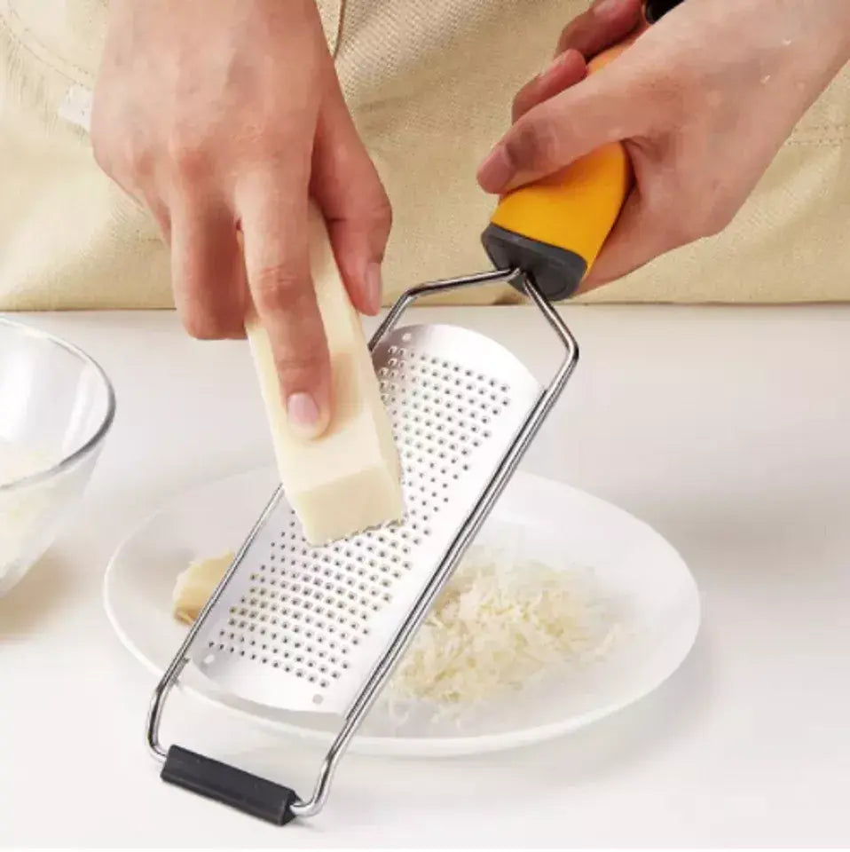 Premium Stainless Steel Citrus Zester and Cheese Grater - Versatile Kitchen Utensil Set for Lemons, Ginger, and More