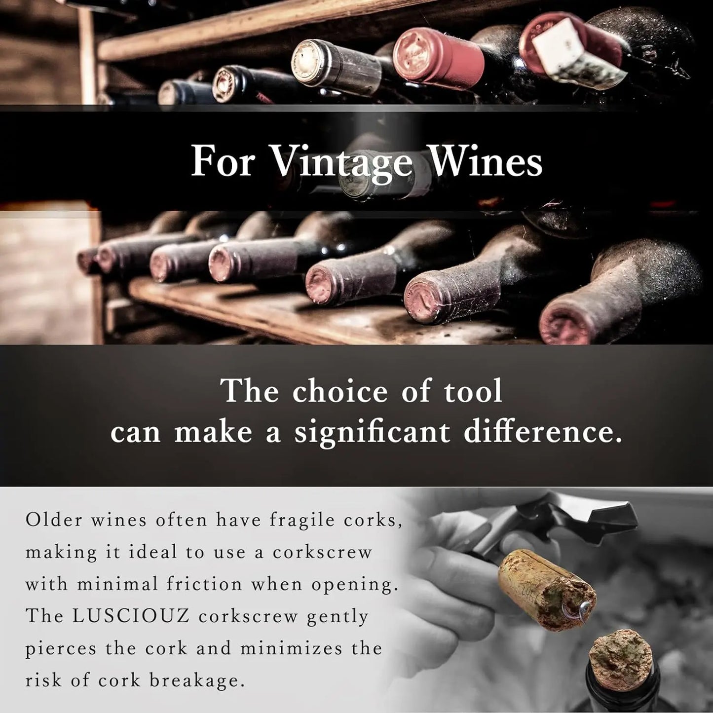 Zero Resistance Helix Corkscrew Silent Bottle Opener and Waiter's Key