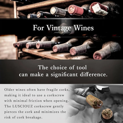 Zero Resistance Helix Corkscrew Silent Bottle Opener and Waiter's Key