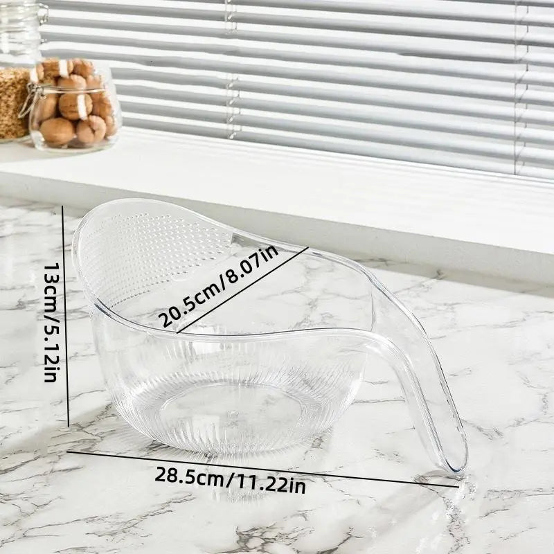 Multifunctional Rice Washing Drain Basket Set - 1/2/3 Count Strainer for Rice, Vegetables, and Fruits - Essential Kitchen Utensils