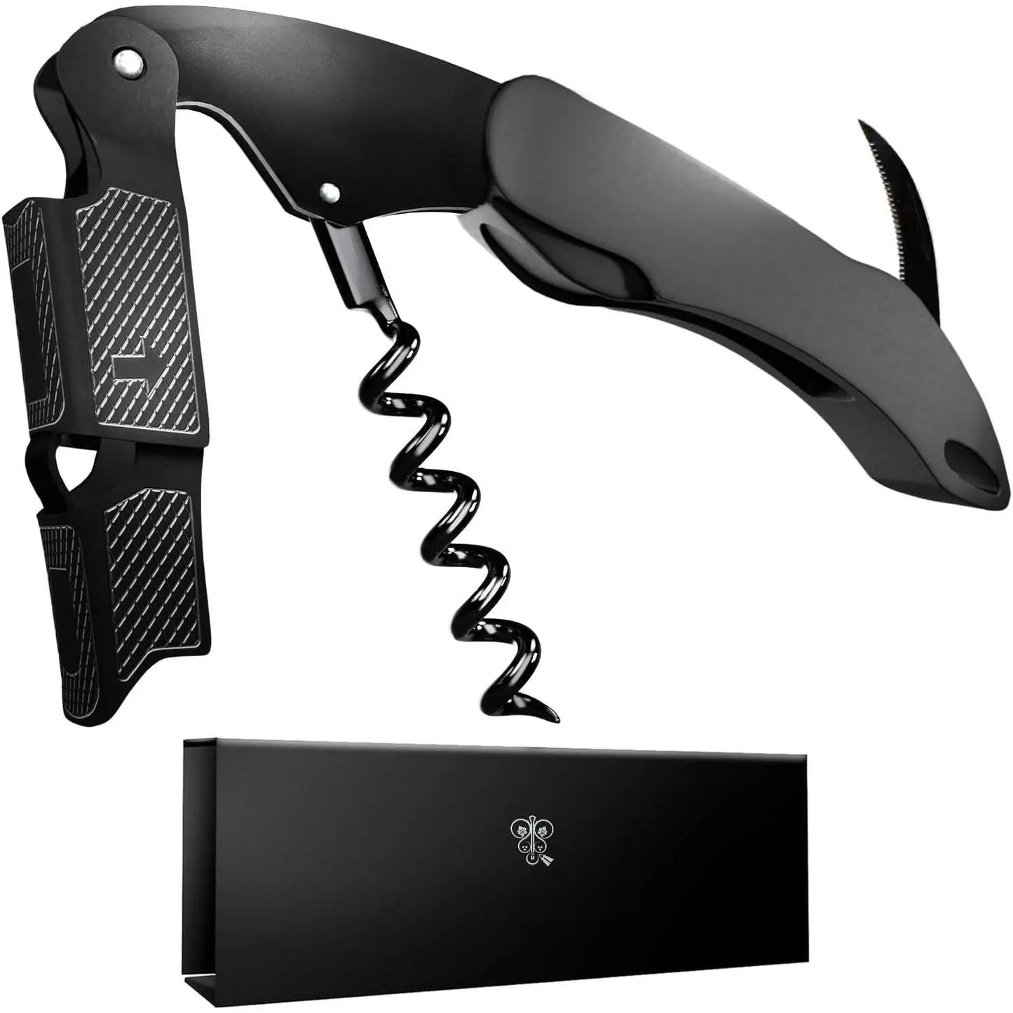 Zero Resistance Helix Corkscrew Silent Bottle Opener and Waiter's Key