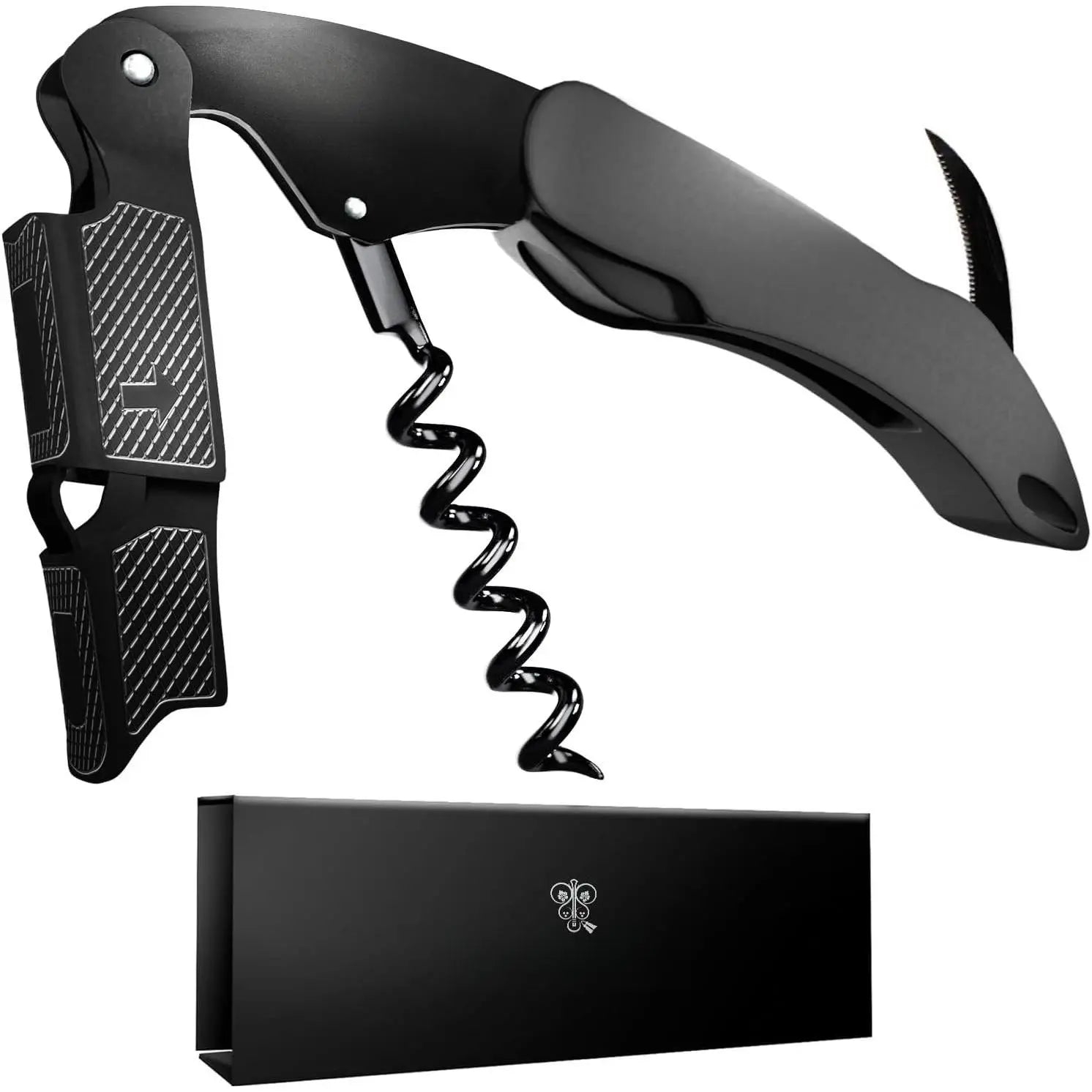 Zero Resistance Helix Corkscrew Silent Bottle Opener and Waiter's Key