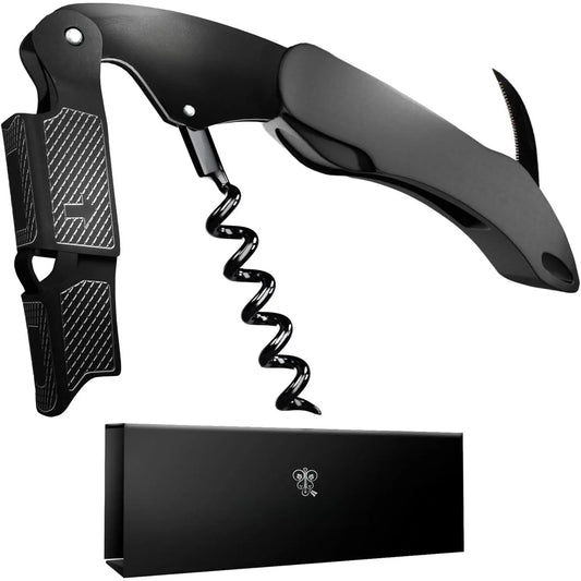 Zero Resistance Helix Corkscrew Silent Bottle Opener and Waiter's Key