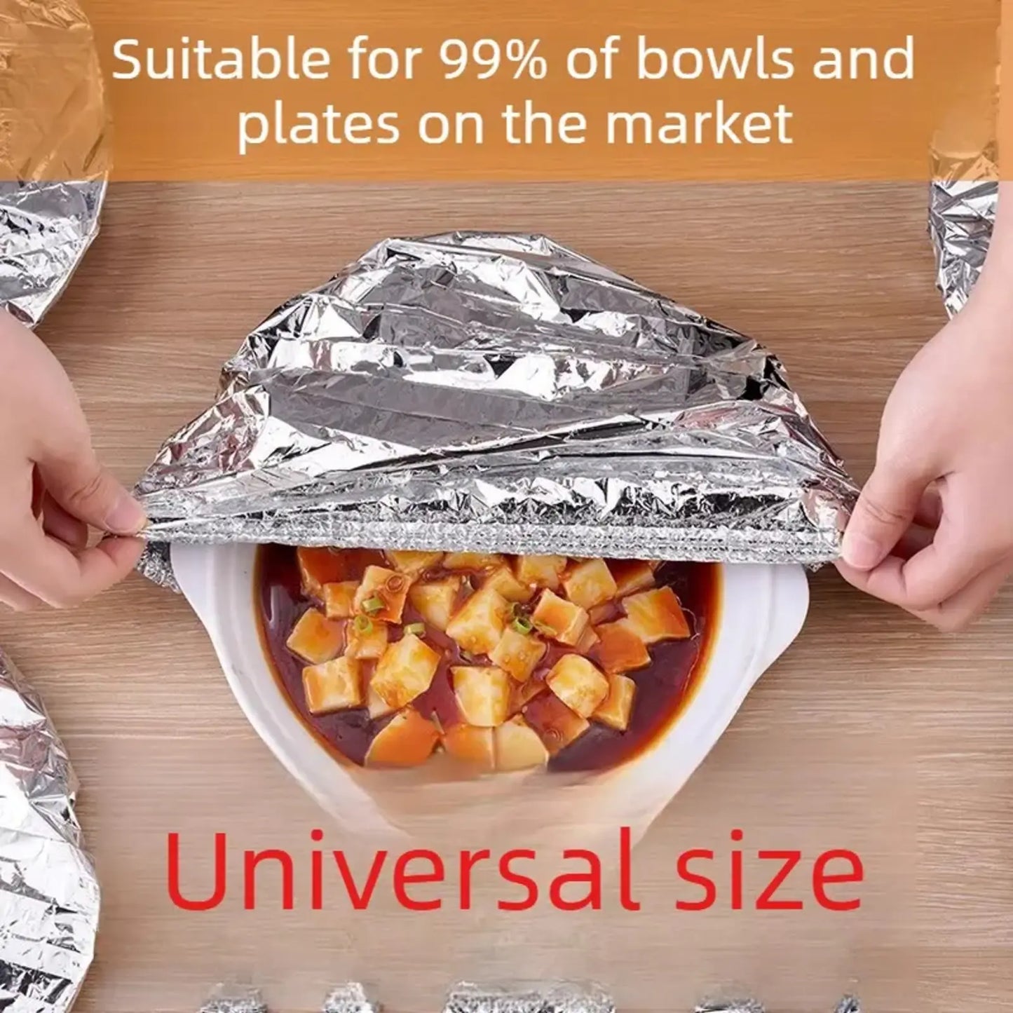 Premium Aluminum Foil Heat-Retaining Cover for Home Dining Table and Food Storage, Ensuring Insulation and Freshness