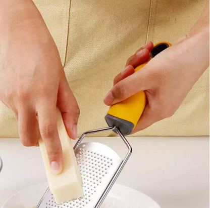 Premium Stainless Steel Citrus Zester and Cheese Grater - Versatile Kitchen Utensil Set for Lemons, Ginger, and More